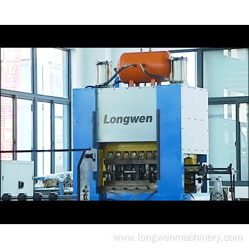 fully automatic Metal packing producing line aerosol tin can making machine aerosol cone transfer press
